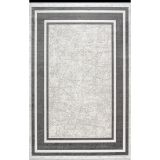 Artemis Halı Murano 02990D Gri Krem Çizgi Desenli Yün Halı Gri - Krem 100 x 300