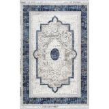 Artemis Halı Murano 02994A Krem Lacivert Klasik Desen Yün Halı KREM 100 x 200