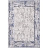 Artemis Halı Murano 09161B Gri Lacivert Eskitme Desen Yün Halı GRİ LACİVERT 160 x 230
