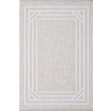 Artemis Halı Murano 09163E Krem Bej Çizgi Desenli Yün Halı KREM BEJ 100 x 200