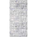 Artemis Halı Samoa 02377C Krem Mavi Çizgi Desenli Halı