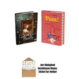 Artemis Yayınları Elif Öner 2 Kitap Set / Cemre Düştü + Pom (Ciltli) + Okuma Sticker'Ları
