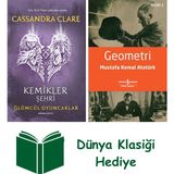 Artemis Yayınları Ölümcül Oyuncaklar 1. Kitap - Kemikler Şehri + Geometri + Dünya Klasiği Hediye - Hayır