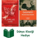 Artemis Yayınları Ölümcül Oyuncaklar 3. Kitap - Camlar Şehri + Geometri + Dünya Klasiği Hediye - Hayır