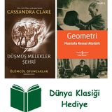 Artemis Yayınları Ölümcül Oyuncaklar 4. Kitap - Düşmüş Melekler Şehri + Geometri + Dünya Klasiği Hediye - Hayır