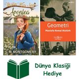 Artemis Yayınları Yeşilin Kızı Anne 2 - Avonlea (Ciltli) + Geometri + Dünya Klasiği Hediye - Hayır
