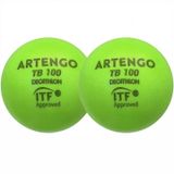 Artengo TB100 Kırmızı 9 cm 2 Adet Sünger Tenis Topu