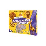 Artenino Yabani Hayvanları 12 Büyük Parça Dokun Hisset Puzzle