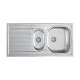 Artenova Aeb 2010 Dekorlu Sol Damlalıklı 1.5 Gözlü Evye