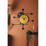 Artepera Dynamic Time - Sessiz Metal Duvar Saati - Modern Ev Ofis Dekorasyonları - Duvar Saatleri - Aps139