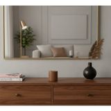 Artepieza 5*5 Silindir Kahverengi Mum - 5*5 Kahverengi Silindir Dekoratif Mum - 1 Adet