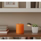 Artepieza 5*5 Silindir Turuncu Mum - 5*5 Turuncu Silindir Dekoratif Mum - 1 Adet