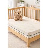 ARTEX 10Cm Süngerli Bebek Çocuk Beşik Yatağı Aloe 70x110 Yıkanabilir Kılıflı Park Yatak Oyun Parkı