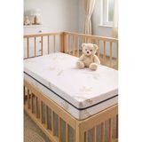 ARTEX 10Cm Süngerli Bebek Çocuk Beşik Yatağı Bambu 70x130 Yıkanabilir Kılıflı Park Yatak Oyun Parkı
