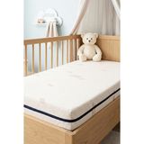 Artex 10CM Süngerli Bebek Çocuk Beşik Yatağı Cotton 60X120 Yıkanabilir Kılıflı Park Yatak Oyun Parkı - 60 x 120 cm - Beyaz