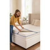 ARTEX Cotton Premium Fermuarlı Yatak Kılıfı 120x200 Koruyucusu%100 Pamuklu Kılıf Kapitone Tek Kişilik