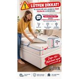 Artex Cotton Premium Naturel Fermuarlı Yatak Kılıfı %100 Pamuk Kılıf Kapitone Koruyucu Bütün ölçüler