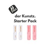 Arteziahn Der Kunstz. 2Pack Pembe, Off-White/Gold Unisex Spor & Lifestyle Havlu Taban Çorap (2 Adet)