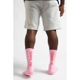 Arteziahn Der Kunstz Pink Pembe Beyaz Unisex Spor & Lifestyle Havlu Taban Organik Çorap - 36 - 40