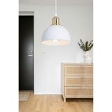Art&Gift Haus Mini Yarım Küre Gold Kukalı ABS Beyaz Sarkıt Küçük Alanlara Uygun Mutfak Koridor Avize