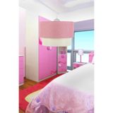 Art&Gift Katlı Pasta Tekli Pembe Dokuma Sarkıt Yatak Odası Çocuk Odası Genç Odası Salon Avize NoColor-14433d9c 30 x 20