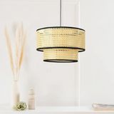 Art&Gift Rattan Serisi Iki Katlı Salon Sarkıt Yatak Odası Yemek Odası Avize - Hasır