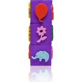 Arthobi Craft & Arts Eğlenceli Yıkanabilir Sünger Baskı 3 Küp Eva
