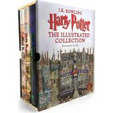 Arthur A. Levine Books İngilizce Baskı: Harry Potter: The Illustrated Collection Setli Ürün J. K. Rowling'den 2018 Yılına Ait Sert Kapaklı Kitaplar