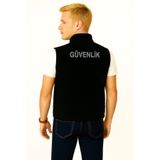 ARTHUR Kışlık Erkek Nakış İşlemeli 3 Cepli Düz Polar Özel Güvenlik Yeleği