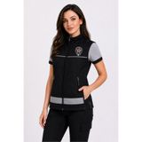 ARTHUR Nakış İşlemeli Kadın Yazlık Özel Güvenlik Yeleği Reflektör Çizgili - Alt Reflektörlü