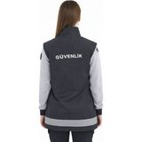 Arthur Nakış Işlemeli Kadın Yazlık Özel Güvenlik Yeleği-Tunik - Siyah