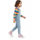 Artı Artı Ayakkabı Mia KİDS-2400 🌈 Hologram 3D Kız Çocuk Bacıklı &fermuarlı Pembe Sneakers