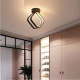Artı Aydınlatma Defend Modern Mutfak Banyo LED Salon Sarkıt Avize - BEYAZ LED - Siyah
