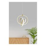 Artı Aydınlatma Modern LED Avize-Beyaz LED - Gold