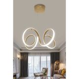 Artı Aydınlatma Modern Mutfak Banyo LED Salon Sarkıt LED Avize - BEYAZ LED - Gold