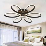 Artı Aydınlatma Papatya Plafonyer Ledli Avize Modern Mutfak LED Salon Avize - Beyaz LED - Antrasit