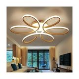 Artı Aydınlatma Papatya Plafonyer Ledli Avize Modern Mutfak LED Salon Avize - Beyaz LED - Gold