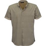 Artı Erkek Spor Likralı Çizgili Gömlek 0037 BGL-ST03847