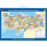 Artı Harita Türkiye Siyasi ve Fiziki Haritası Çift Taraflı 50 x 70 cm