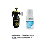 ARTI İLAÇLAMA 2Adet Solfac super ec25 100ml Bit Pire Güve Sinek ilacı 2 lt Gardener Pompa