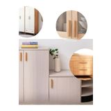 ARTI WOODS 9,6 Cm - Dolap Kulpu Ahşap , Modern Çekmece Kulpu Artı , Rustik Mutfak Kulpu