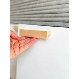 Artı Woods Dolap Kulpu, 10 Adet - 64 mm (64 Cm) , Ahsap Kulp Mutfak Dolabi Kulpu Cekmece Kulpu - Ahşap Rengi