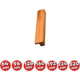 Artı Woods Dolap Kulpu, Doğal Ahşap Kulp, Çekmece Kulpu, Mutfak Dolap Kulplari, Mobilya Kulpları, Dekoratif Kulp - 96 mm ( 9,6 cm) - Kahverengi