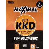 Artı Zeka Yayınları 7. Sınıf Fen Bilimleri 32’li Haftalık Maximal Kazanım Kavrama Denemeleri