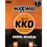 Artı Zeka Yayınları 7. Sınıf Sosyal Bilgiler 32'li Haftalık Maximal Kazanım Kavrama Denemeleri