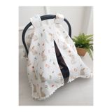 artıbebe Puset Örtüsü Müslin Fermuarlı Tavşanlı %100