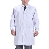 Artibetter Doctor Lab Coat Tıbbi Kimya Tulumları İzolasyon Elbiseleri Güvenlik Koruyucu Giysiler Kimyasal Koruyucu Takımlar İlk Yardım için Koruyucu Kıyafet Doktor Laboratuvarı S