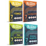 Artıbir Yayınları 7. Sınıf Bloom Türkçe + Matematik + Fen Bilimleri + Sosyal Bilgiler Fasikül Soru Bankası 4 Kitap