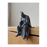 ArtiFex Hobi Batman Oyuncu Kasa Süsü | 3D Baskı Dekoratif Figür | Gaming Setup Monitör ve Masa Aksesuarı