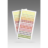 Artikel 2' Li Meyveler Tırnak Dövmesi, Tırnak Sticker, Nail Tattoo, Nail Art